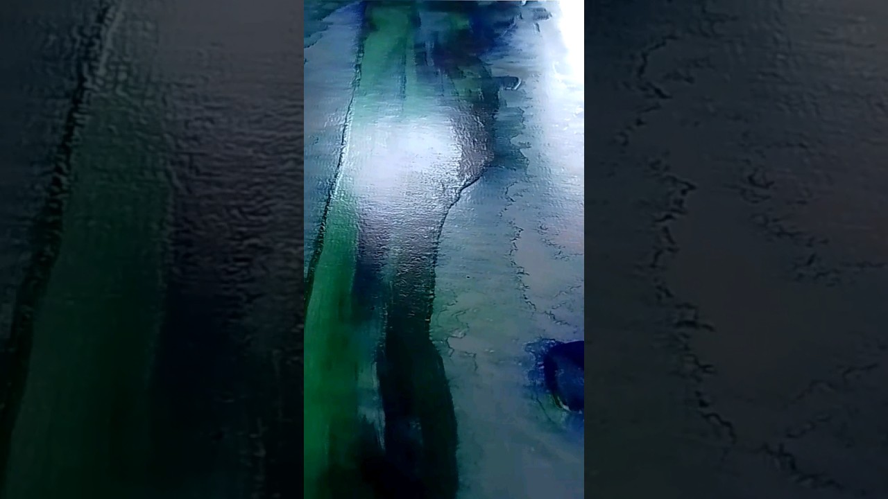 Modern Abstract Vibes | Green & Blue Serenity 