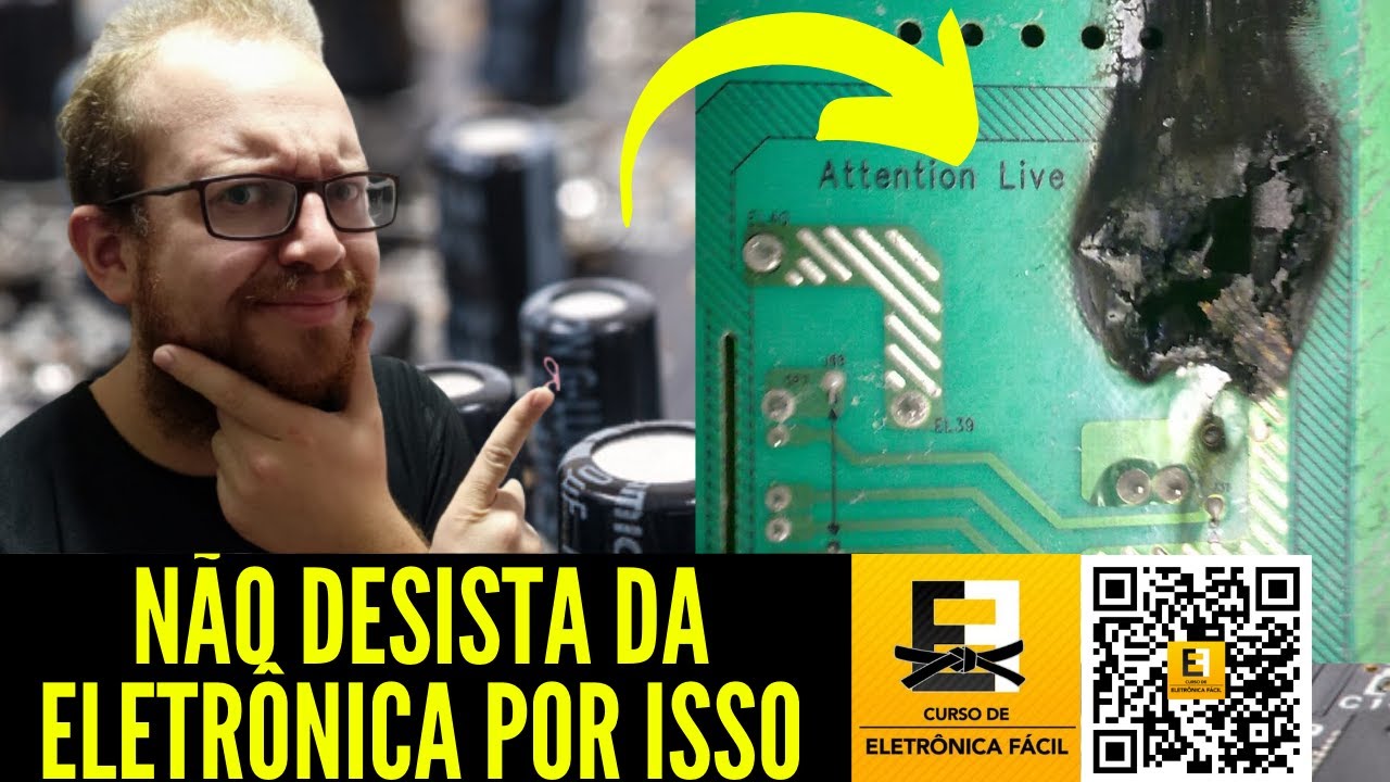 Isso FAZ MUITOS DESISTIREM de Aprender Eletrônica - Como Buscar a Faixa Preta? Eletronica Facil