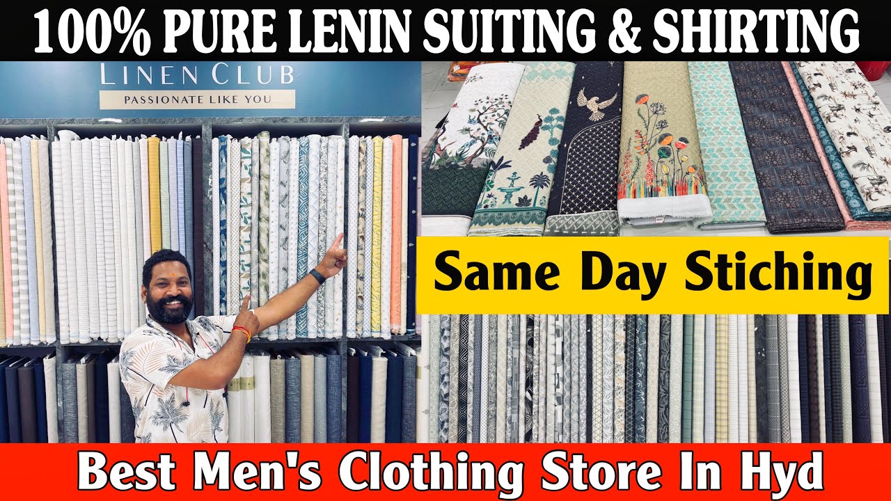 Crazy Fabric Studio | Premium Quality Suiting & Shirting | Best Men’s Lenin Clothing Store in Hyd