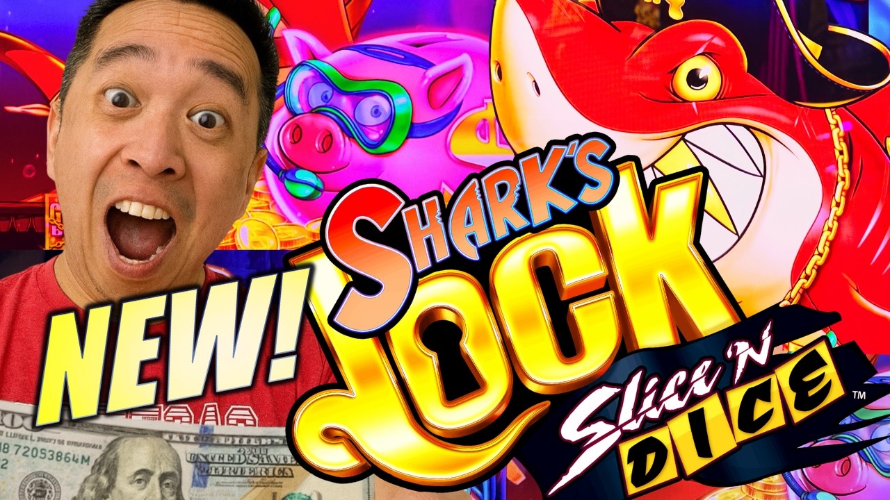 NEW IN VEGAS! 🦈 SHARK&rsquo;S LOCK SLICE &lsquo;N DICE Slot Machine (BLUBERI)