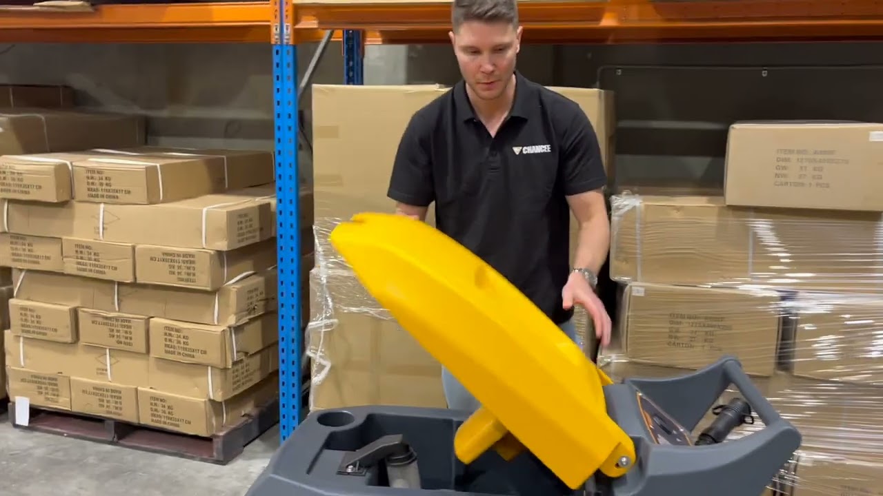 Chancee M50 walk behind floor scrubber