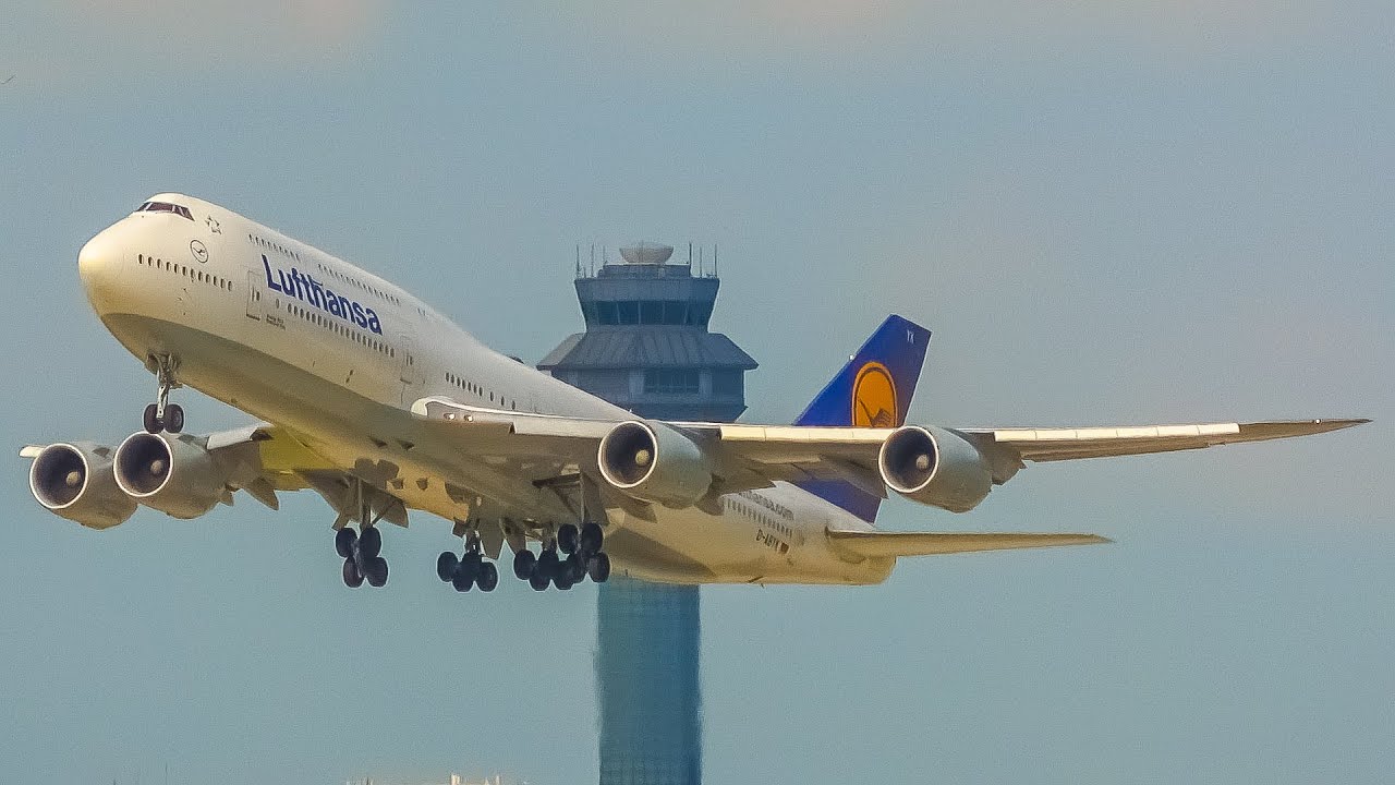 (4K) Afternoon Departures from Chicago O'Hare Int'l Airport
