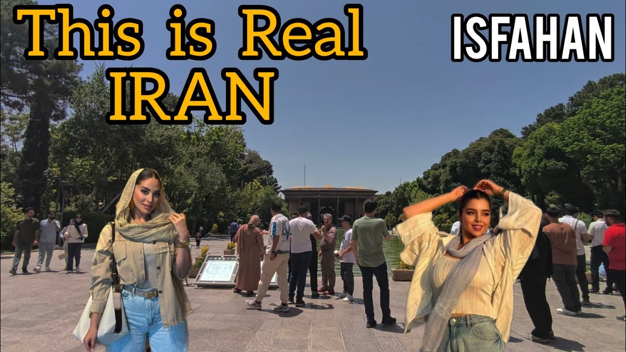 Walk with me: Chehel Sotoun Palace 🇮🇷Hidden Royal Gem of Isfahan,4K Walking Tour with Natural Sounds