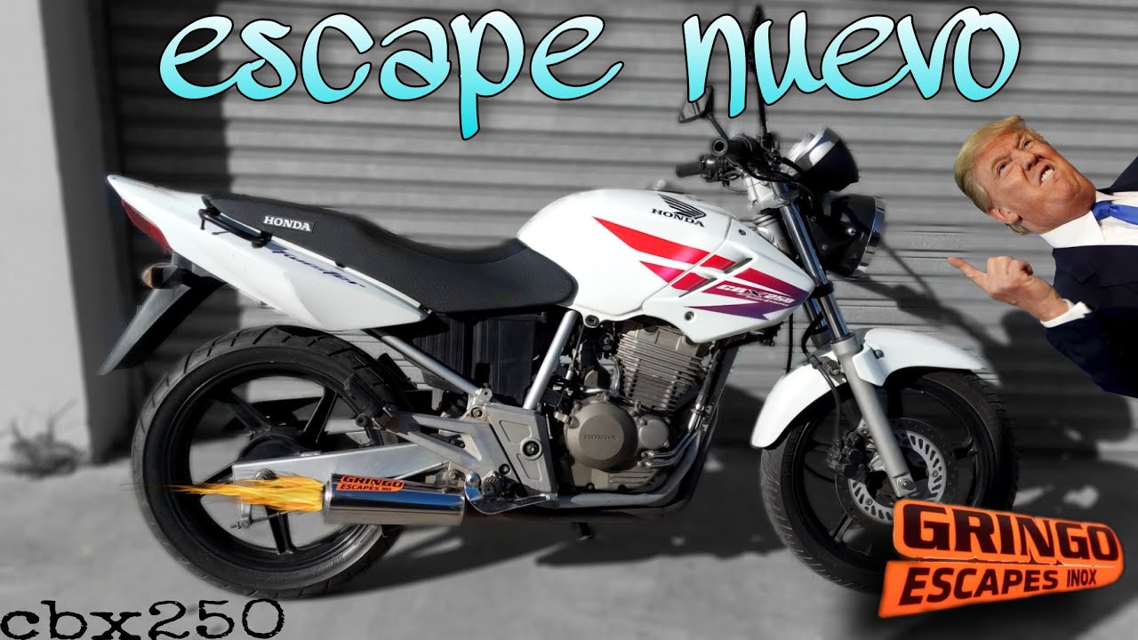 ESCAPE DE COMPETICION  twister cbx 250cc ( #Gringo )