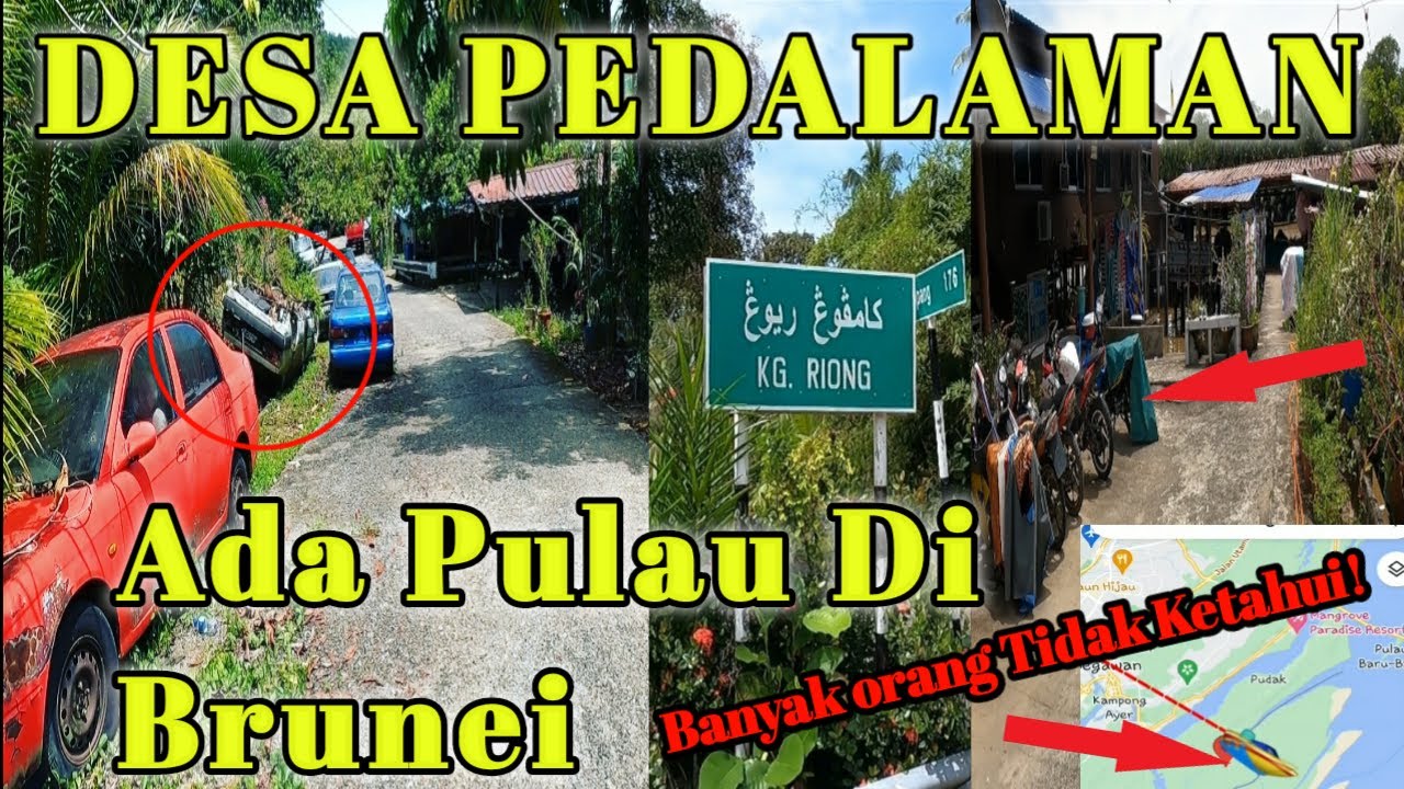 Part2||Suasana Desa Di Pedalaman Pulau Brunei