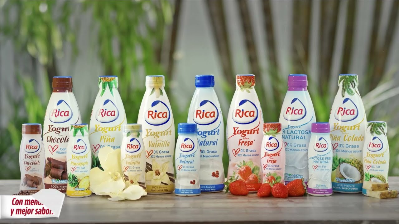 RICA COMERCIAL, DISFRUTA DE NUESTROS NUEVOS SABORES YOGURT RICA, PARA TÍ Y LOS TUYOS