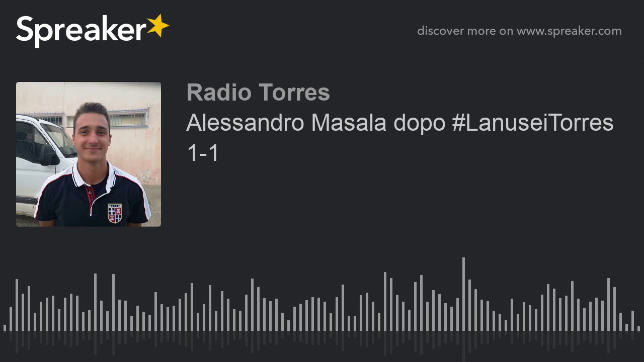 Alessandro Masala dopo #LanuseiTorres 1-1