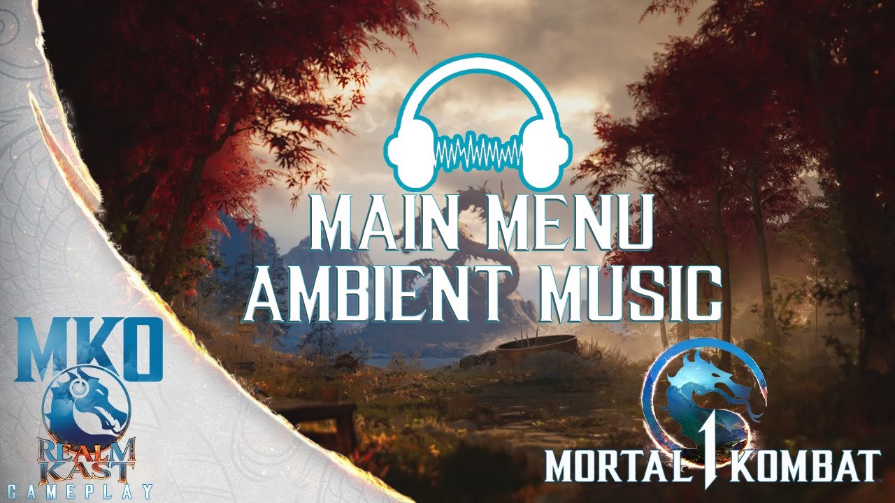 Mortal Kombat 1 Entire Main Menu Theme Music [HQ] (FULL Soundtrack REUPLOAD, NO Click Sounds)