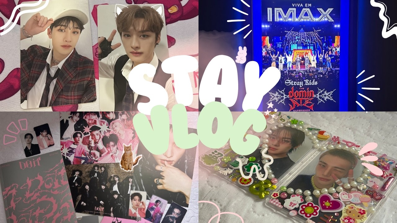 stay vlog ⋆ ˚。⋆ | skz no cinema, unboxing, photocard, toploader...