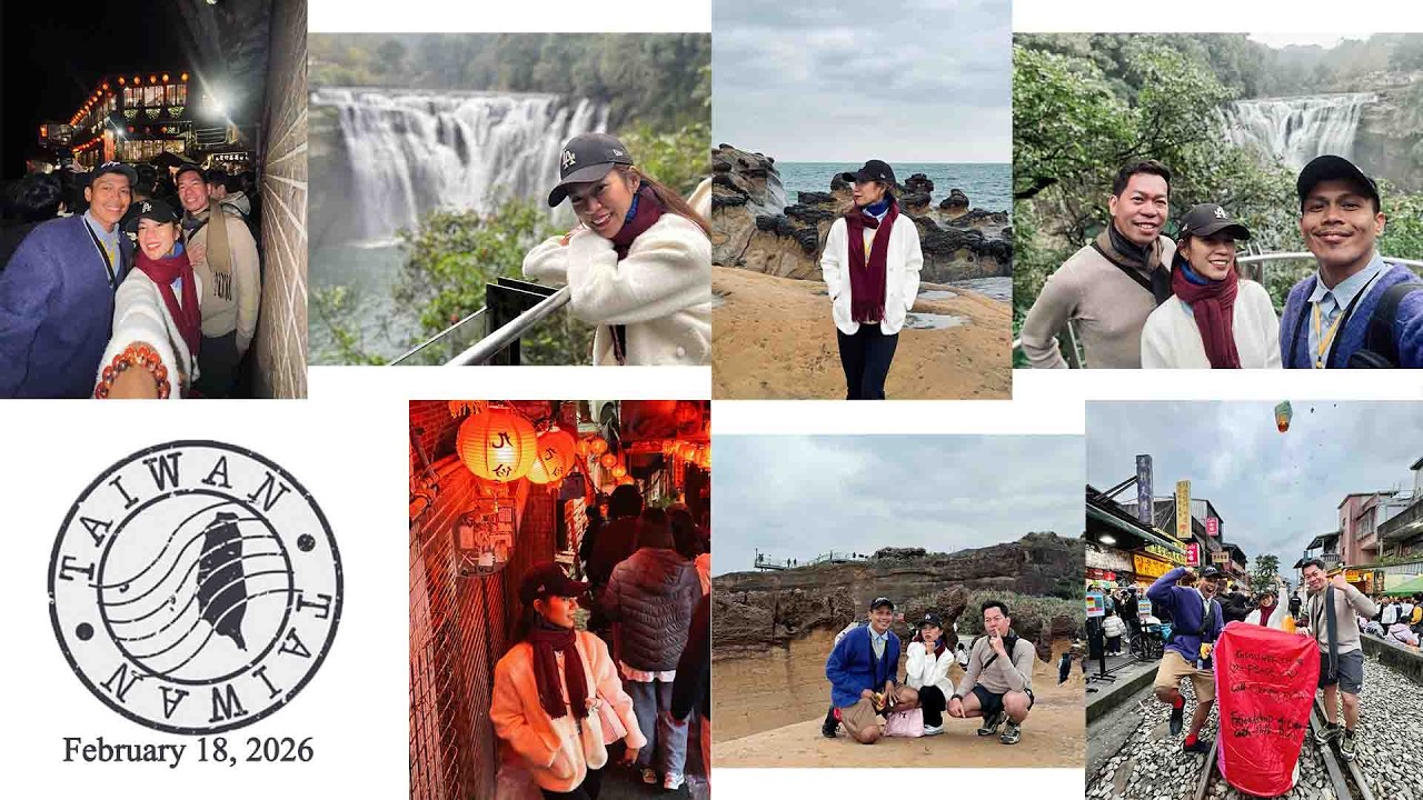 Day 2 - Taiwan 2026 (Klook tour - Yehliu & Shifen & Night Jiufen + Sky Lantern)