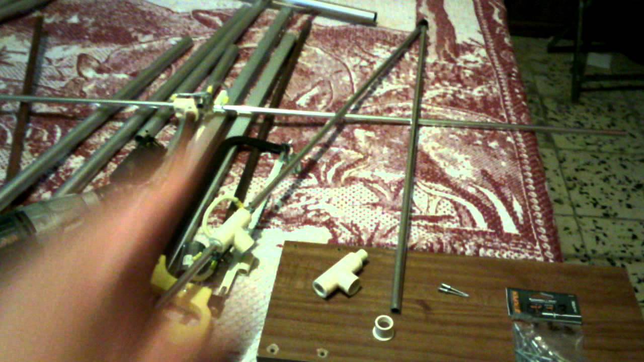 Antena dipolo simple para transmitir en FM