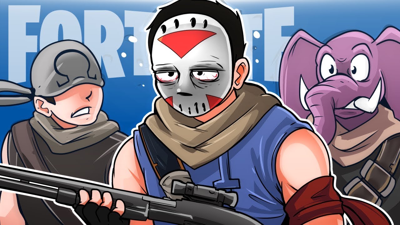 FORTNITE BATTLE ROYALE — Спасение Гориллы и Ома! (Отрядный бой!)