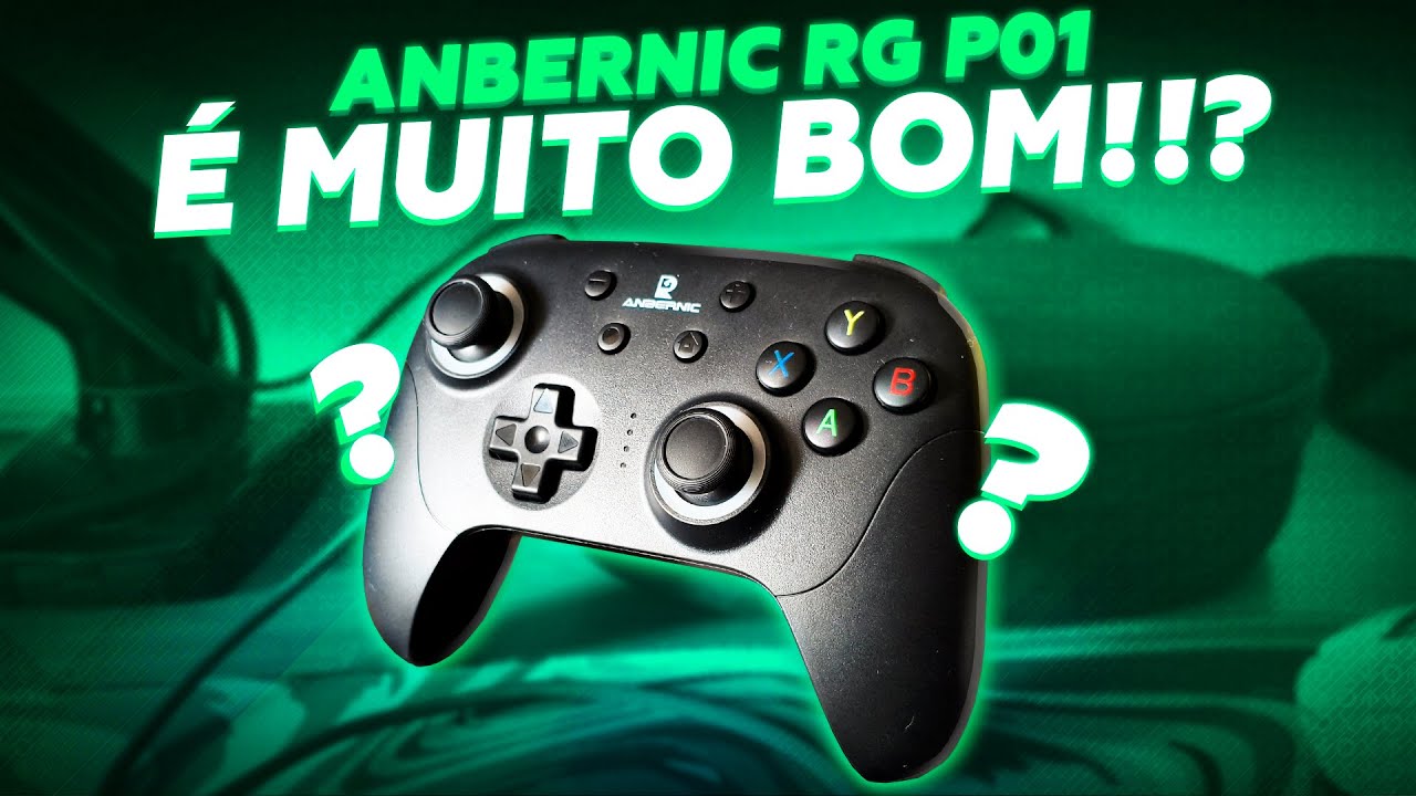 Testei o controle ANBERNIC RG P01! Melhor que 8BitDO?