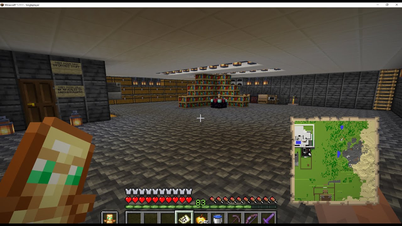 Making a Beacon and Food Farm ,Minecraft Gameplay#5