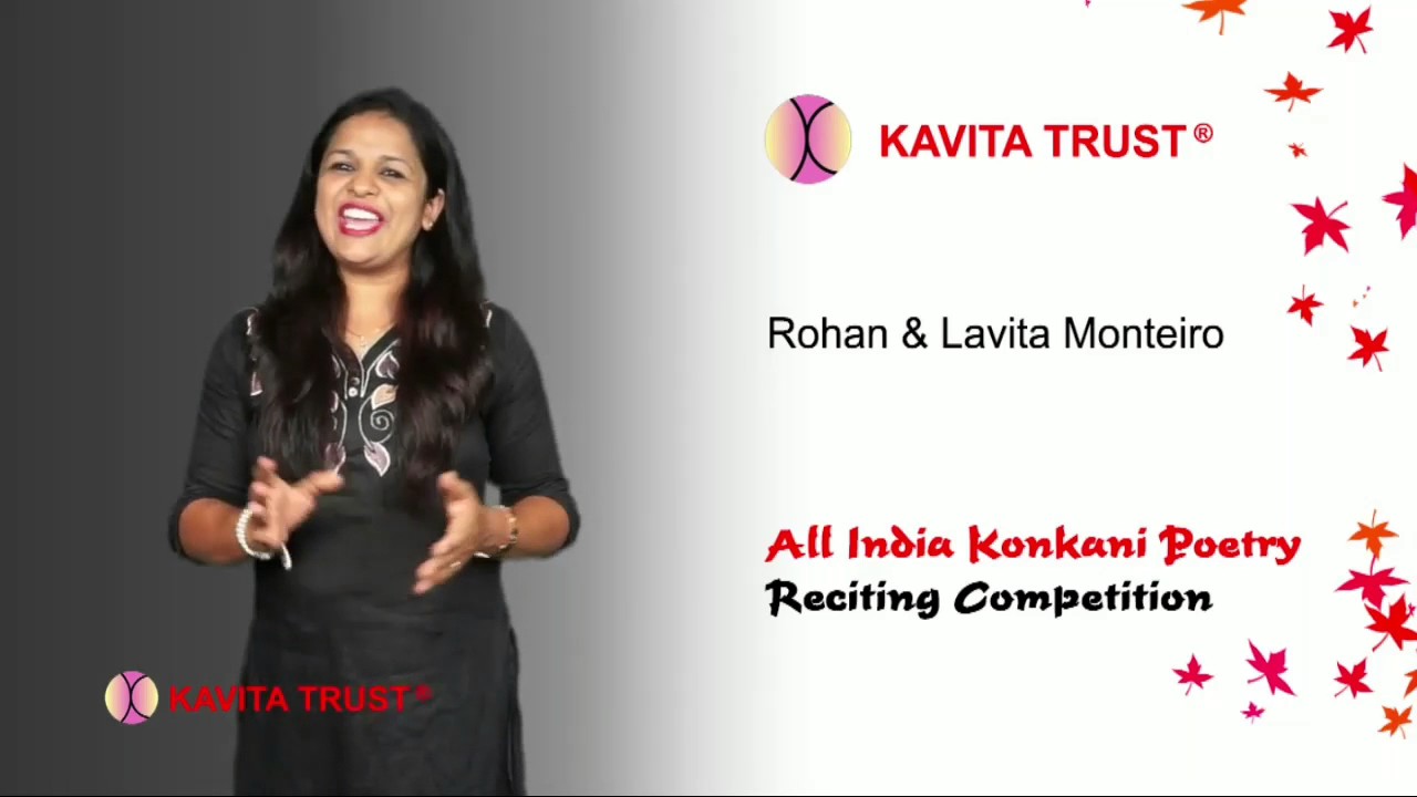 All India Konkani Poetry Reciting Competition (KAVITA TRUST) Dattaraj Naik