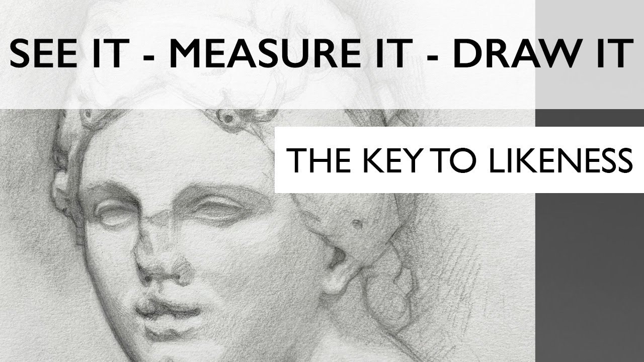 See it, Measure It, Draw It - Look More Than You Draw