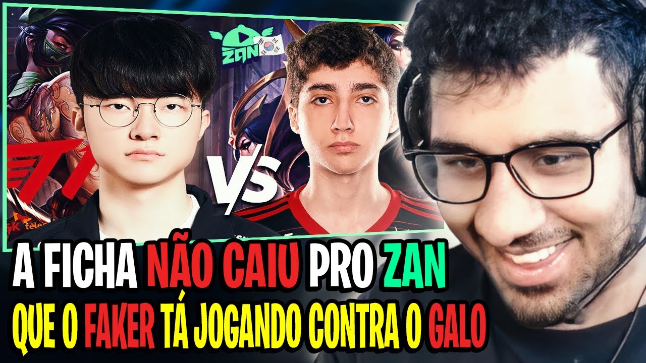 ABSOLUT REAGINDO AO JEAN MAGO vs FAKER