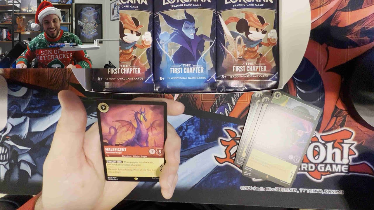 Christmas Booster box Opening Lorcana First Chapter, We finally Pulled it....