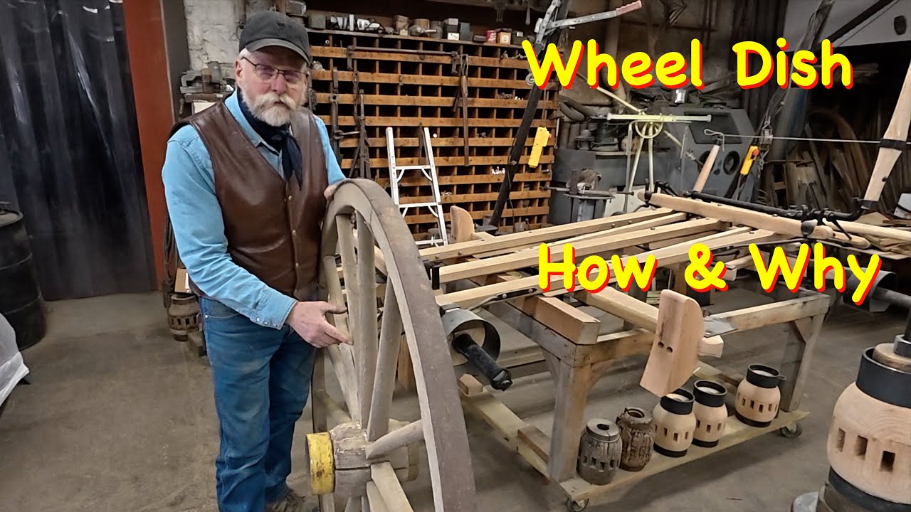 Stagecoach Wheels Have Dish - How & Why? | Engels Coach Shop