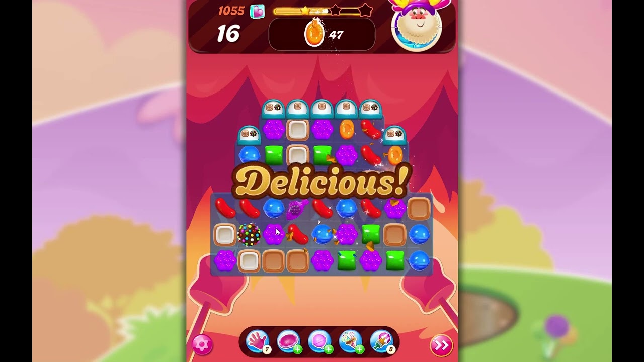 Candy Crush Saga Level 1055
