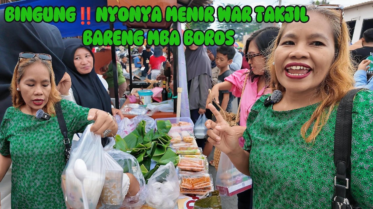 WAR TAKJIL‼️ SAKING RAMENYA NYONYA MENIR BINGUNG DI KANCANI MBA MIMIEN BOROS KUI