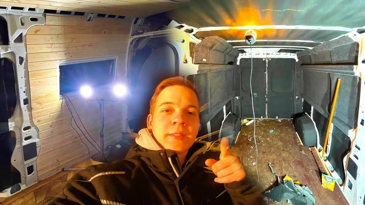 MTB Camper Van #2 | Es wird wohnlich: Standheizung, Seitenverkleidung, Boden | 4K | Julian Schneider