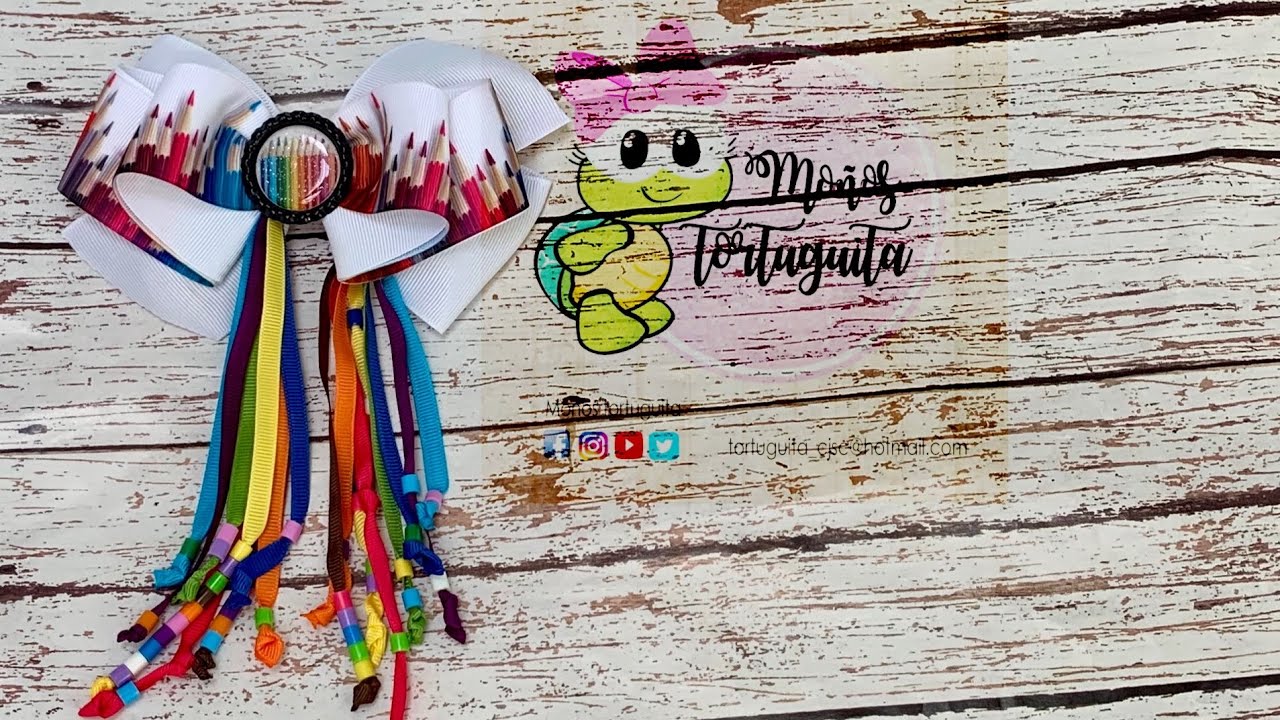 Moño Escolar 🎀👌💕