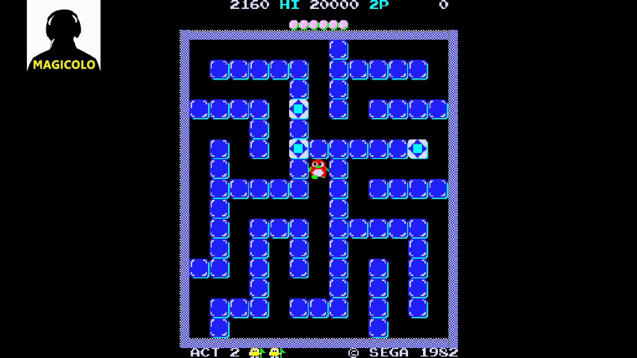 PENGO - 1982 Arcade game by SEGA
