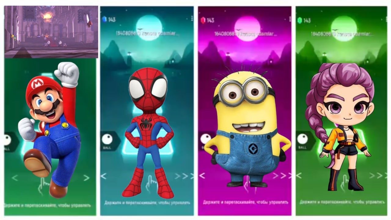 Mario vs Spider-Man vs Minion!