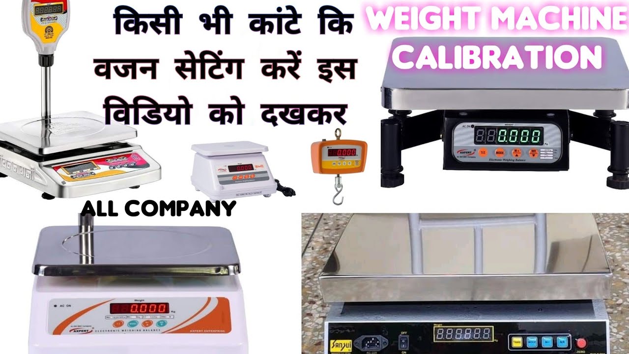 India's 80% Weight machine setting and calibration | all weighing scale calibration