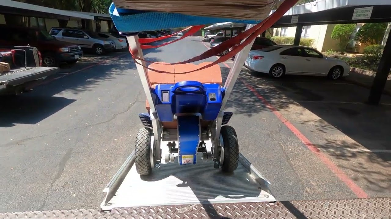 Usando un diablito electrico para subir por las escaleras xto zw7170G