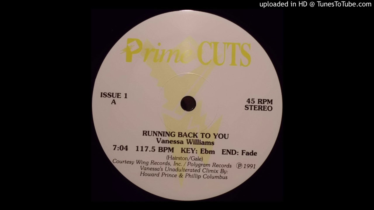 Vanessa Williams - Running Back To You (Prime Cuts Version)