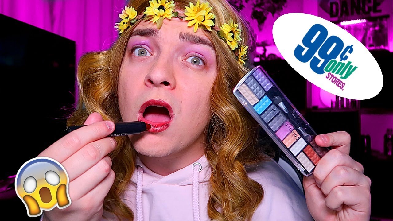 FULL FACE DOLLAR STORE MAKEUP CHALLENGE! *IMPOSSIBLE*