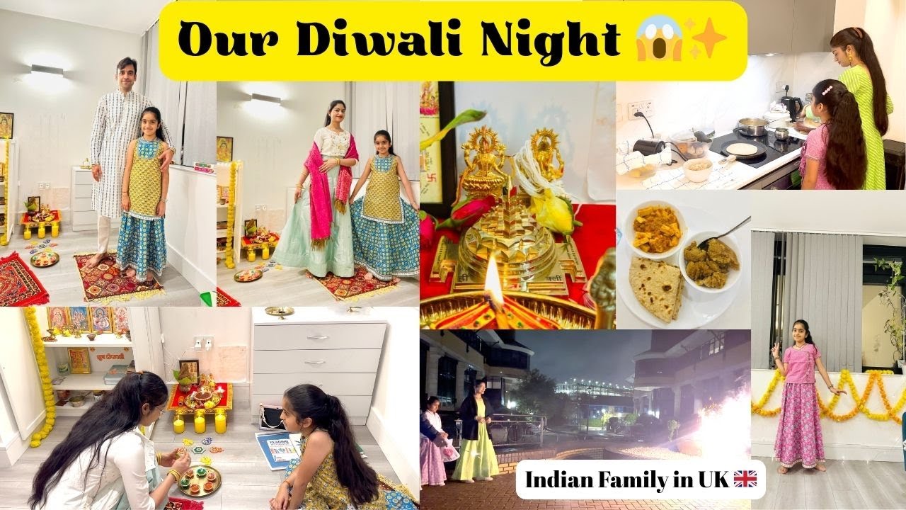 What Really Happened on Our Diwali Night 😱 Lights, Food & Family Fun! Indian Family in UK