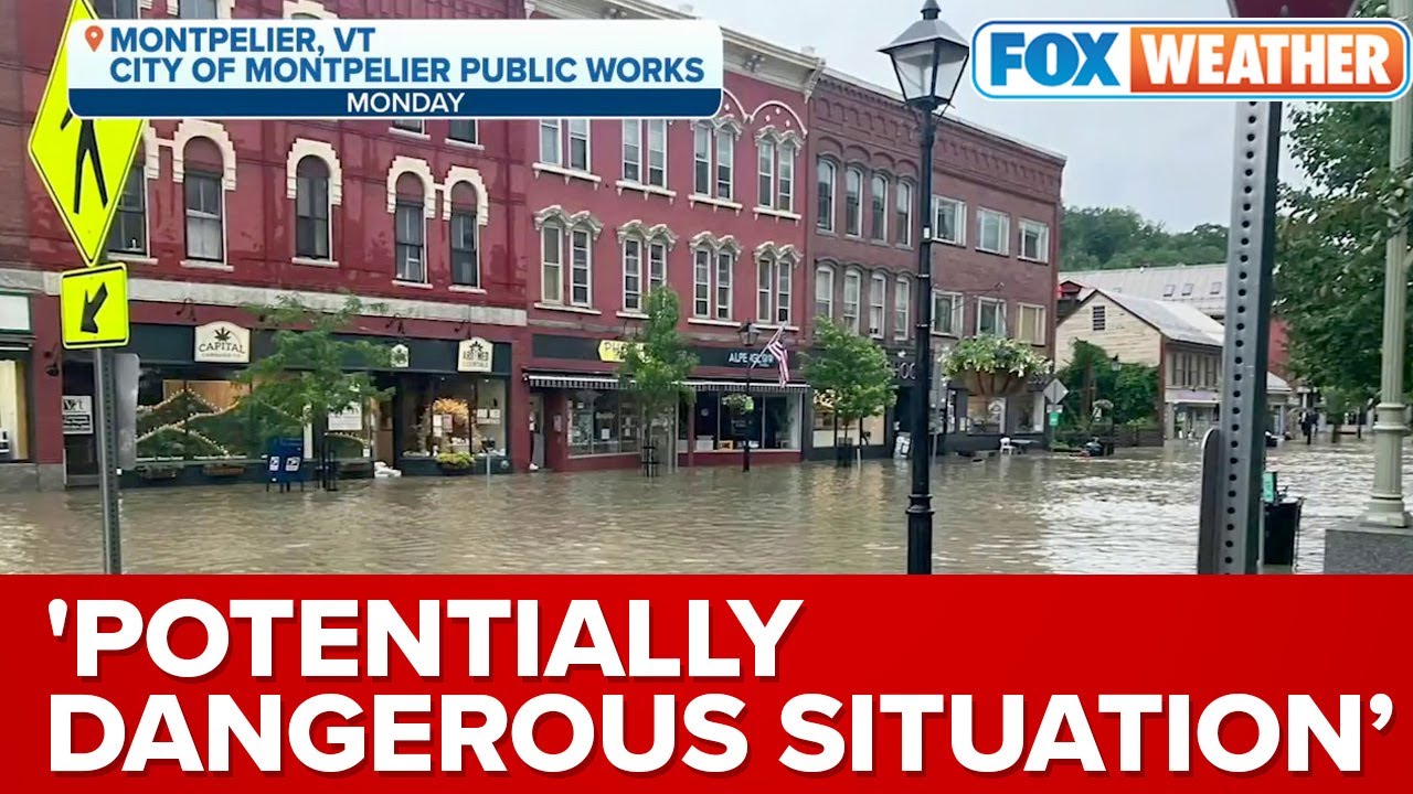 'Potentially Dangerous Situation' Unfolding In Montpelier, VT, As Dam Could Overflow From Flooding