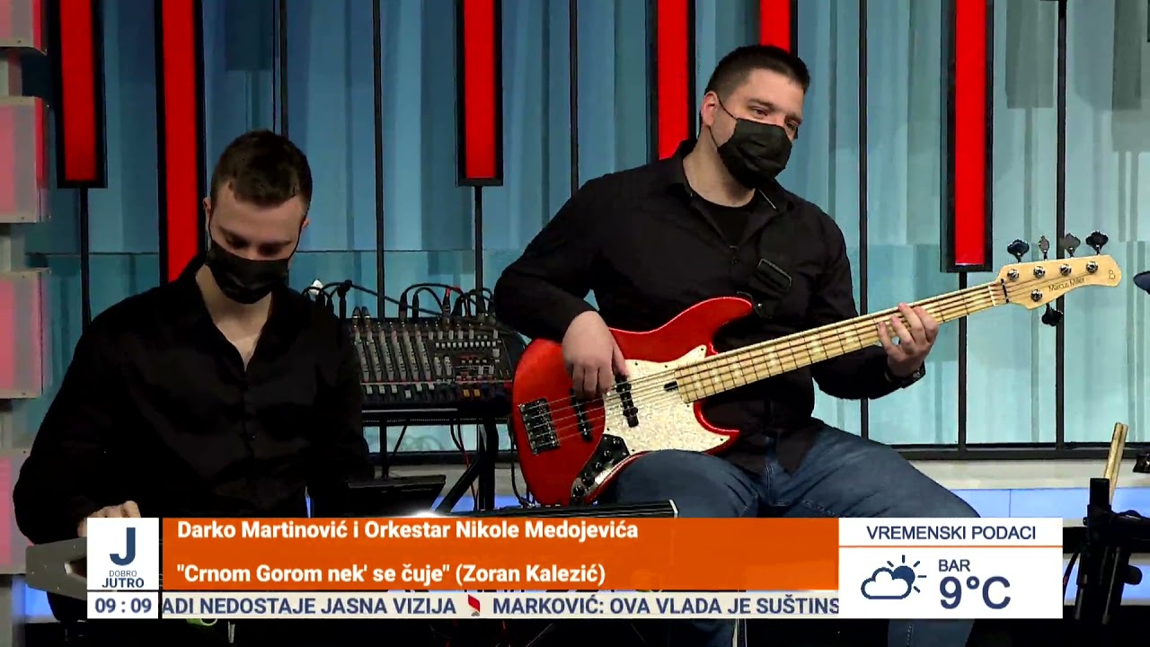 Orkestar Nikole Medojevića i Darko Martinović - Crnom Gorom nek se čuje (Zoran Kalezić)