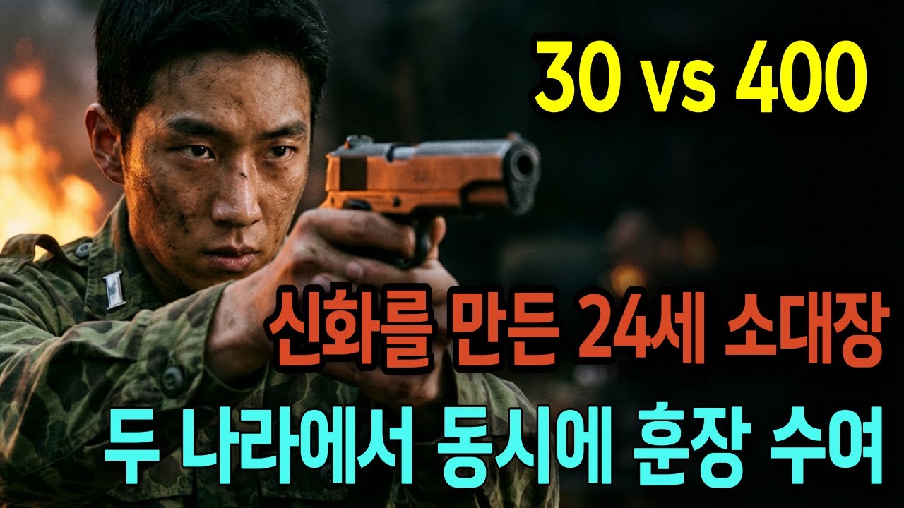 30명으로 400명을 막았다... 미군 장군도 경악한 전투. 두 나라가 동시에 훈장을 준 24세 해병 소대장 신원배