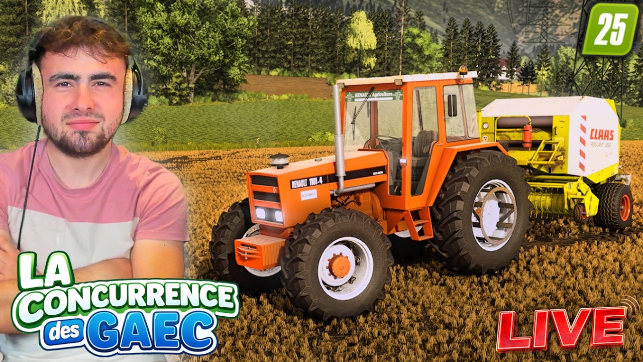 ON CONTINUE L'INSTALLATION DE LA FERME ! Farming Simulator 25 (La Concurrence Des Gaec)