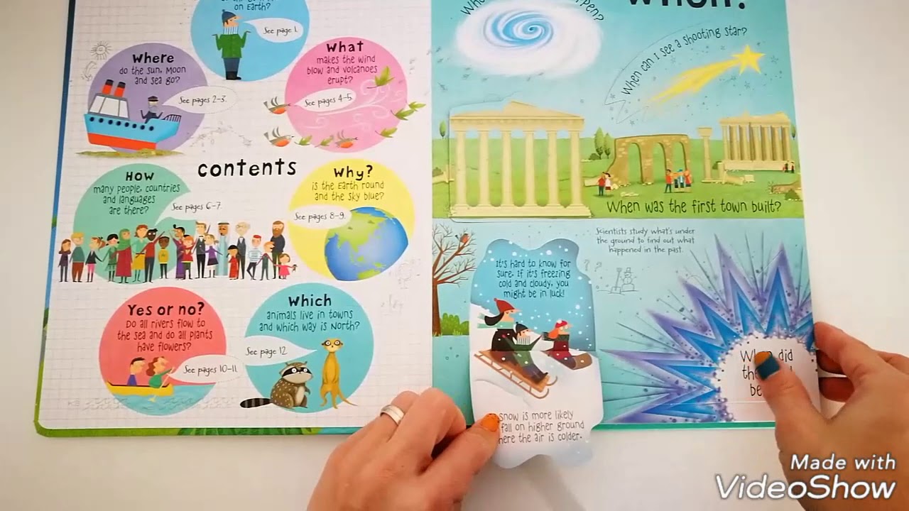 Lift-the-flap questions and answers about our world - Usborne