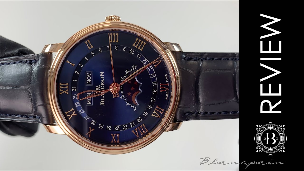 Blancpain Villeret Moonphase & Complete Calendar 40mm Watch