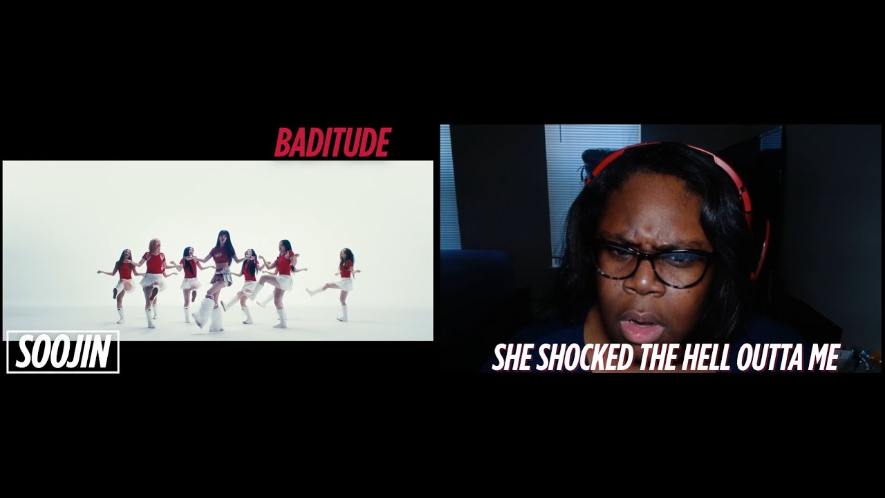 MY FAVORITE RELEASE FROM HER! | REACTING to SOOJIN (수진) - BADITUDE M/V