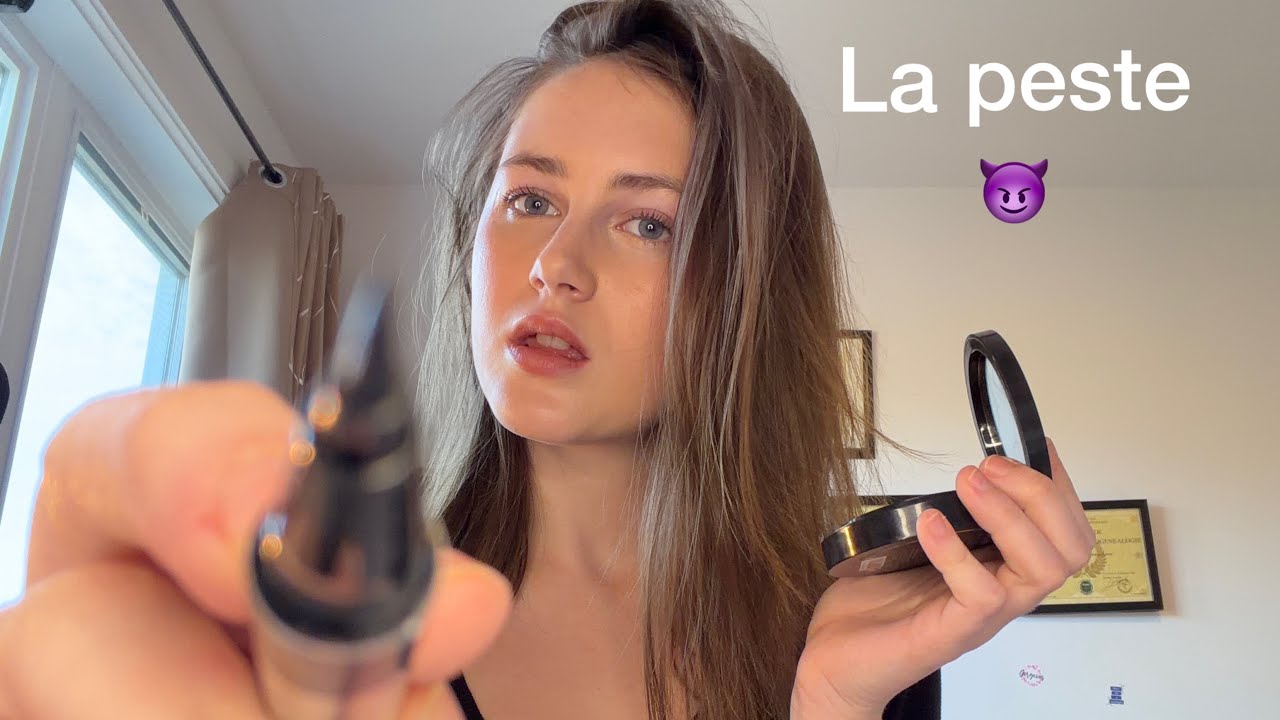 ASMR ROLEPLAY: La peste te maquille pour ton date…😈