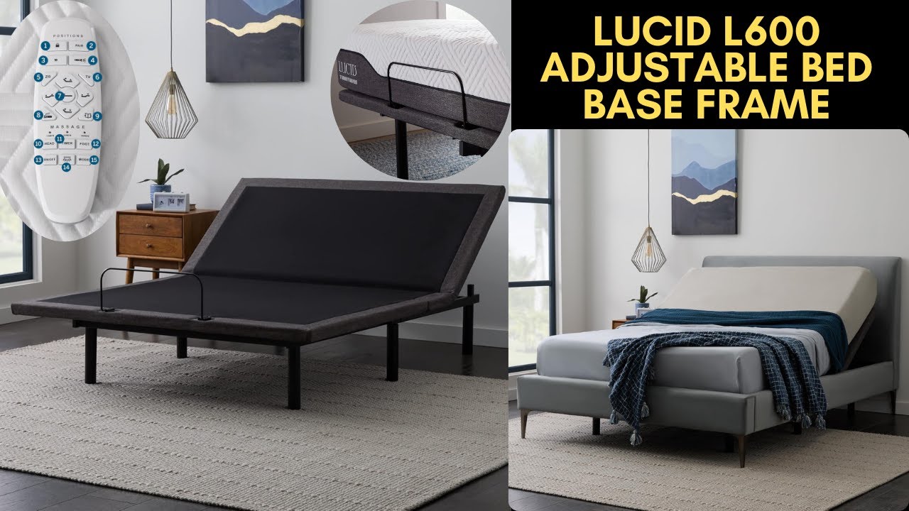 Lucid L600 Adjustable Bed Base Frame | Zero Gravity & Bluetooth Review