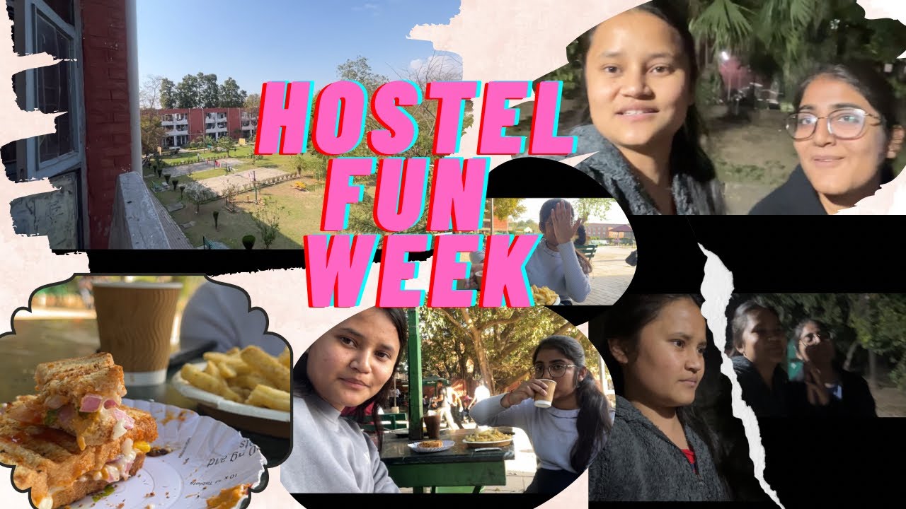 🔥 Hostel Fun Week | Chaos, Laughter, Memories!🥳. #panjabuniversity #chandigarh #girlshostel