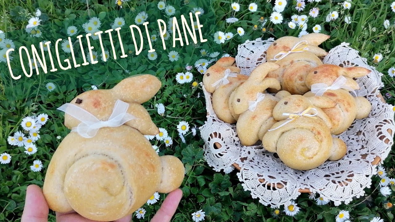CONIGLIETTI DI PANE con lievito madre