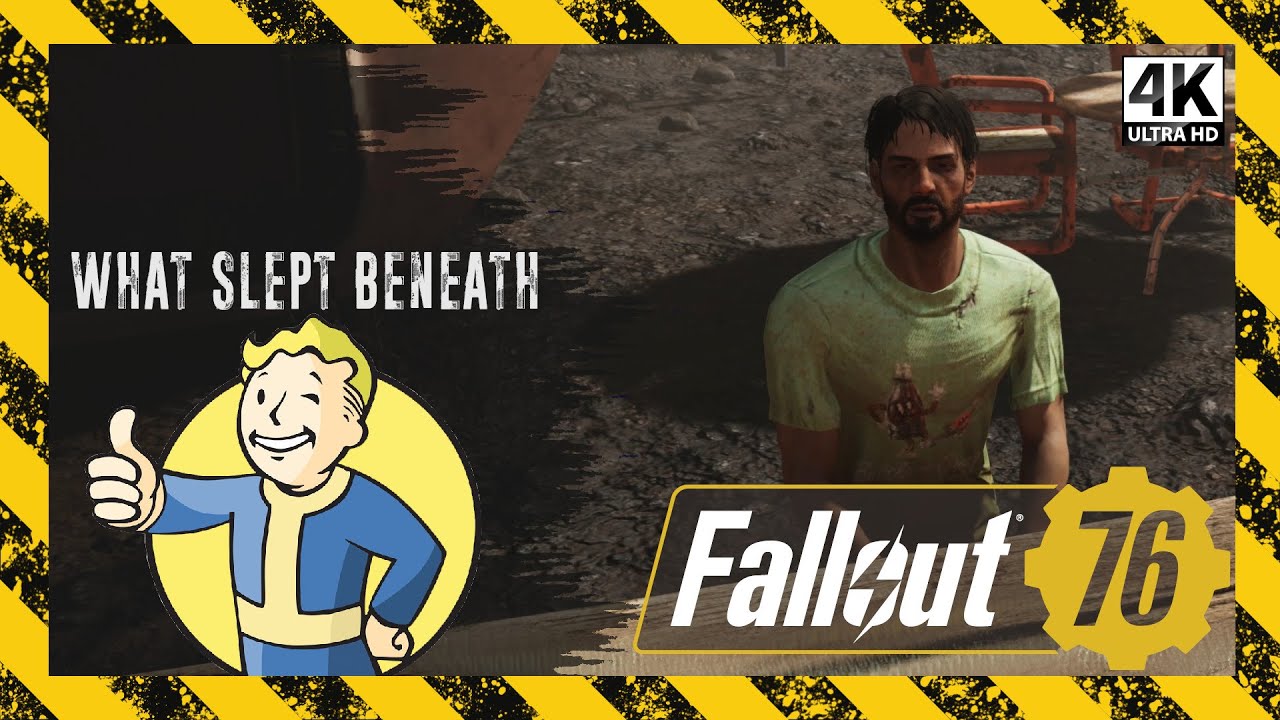 What Slept Beneath | Fallout 76 [4K] PC Gameplay | Ash Heap Side Quest | No Commentary - Ep. 112
