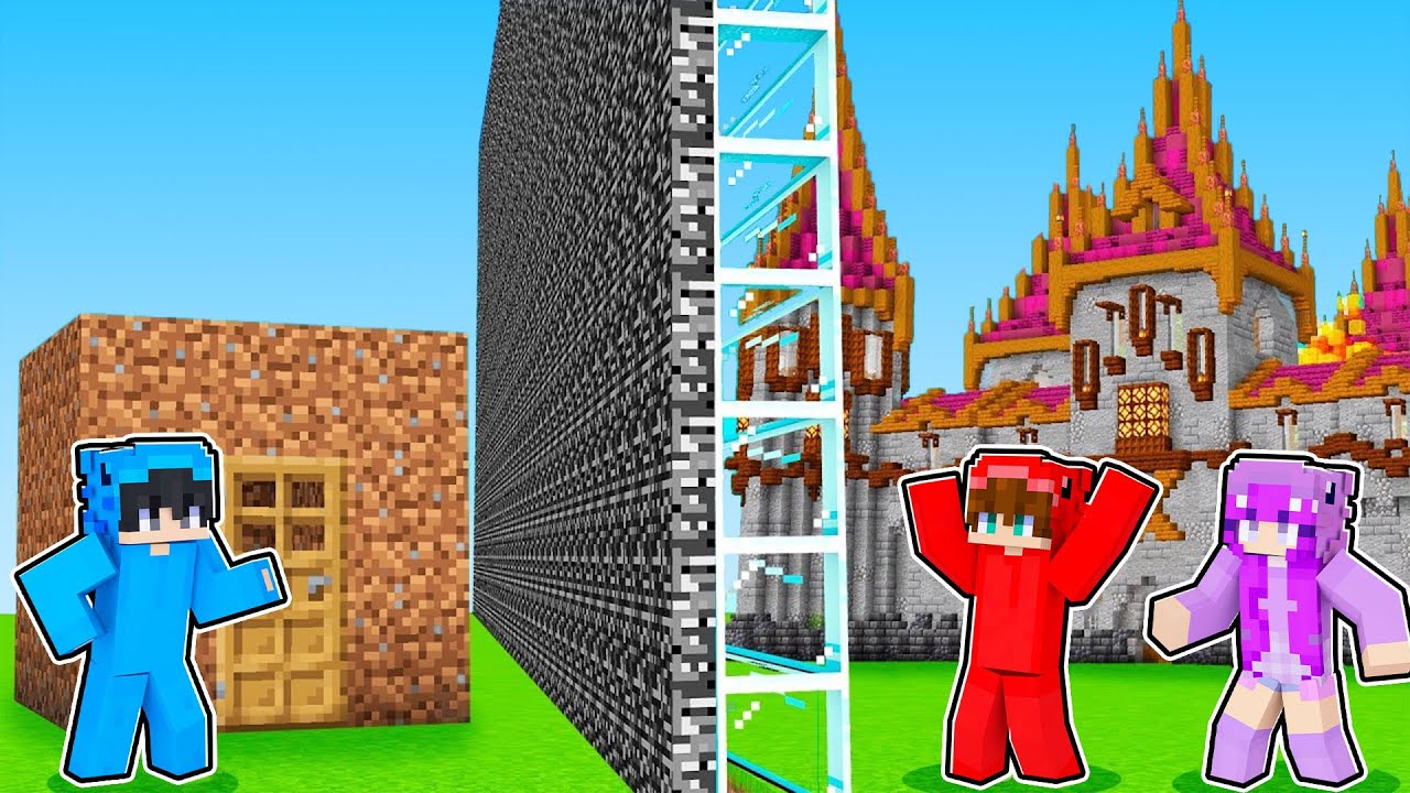 Moni vs Tofi vs Lia: EN GÜZEL Minecraft Evi Yapı Kapışması!