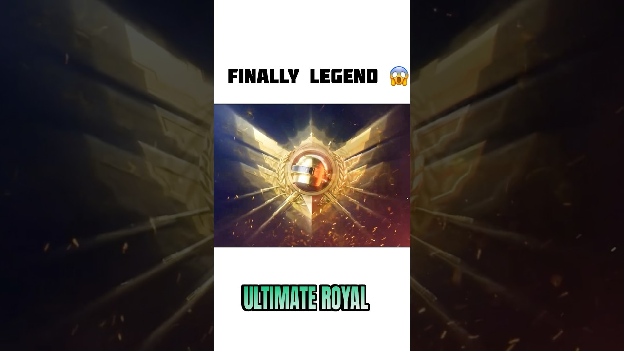 Finally Legend In Ultimate Royal | BGMI 