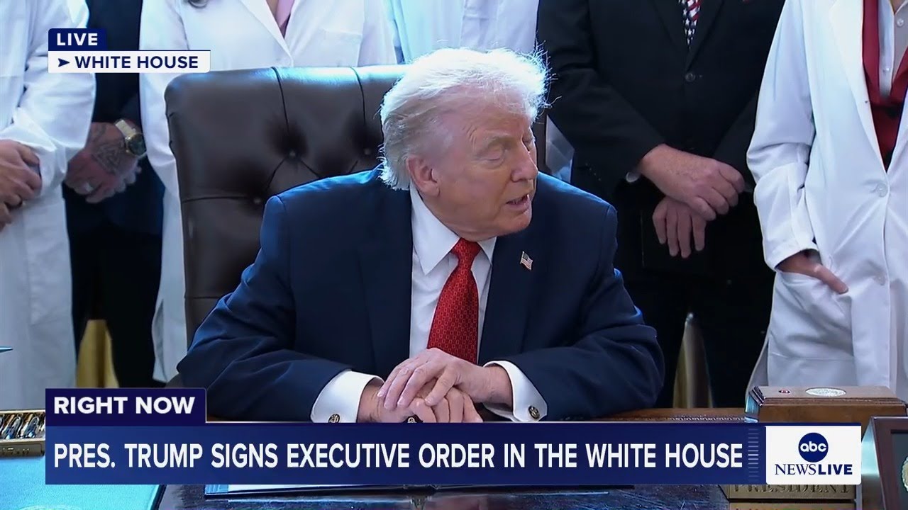 LIVE: President Trump signs executive order in the White House
