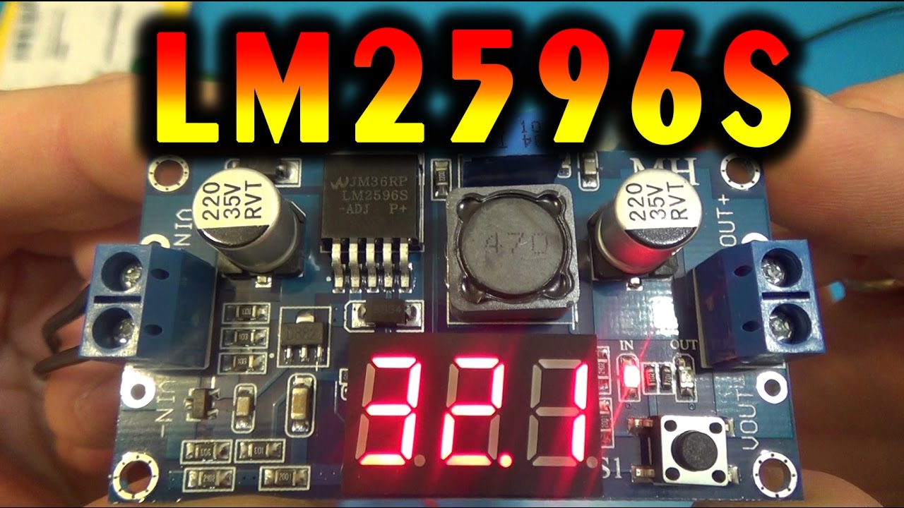 ПОНИЖАЮЩИЙ преобразователь напряжения на LM2596S с Aliexpress